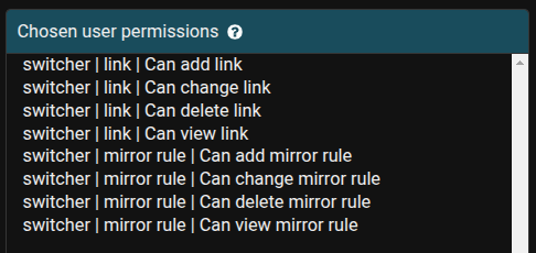 permissions